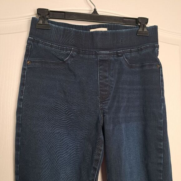 Universal Thread High Rise Pull On Jegging Dark Blue Denim - Picture 5 of 5